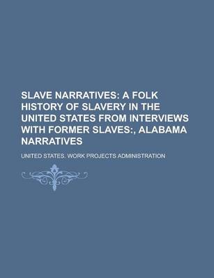 Book cover for Slave Narratives Volume I