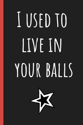 Book cover for I used to live in your balls