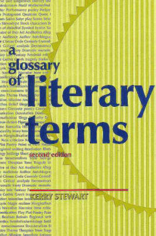 Cover of A Glossary of Literary Terms