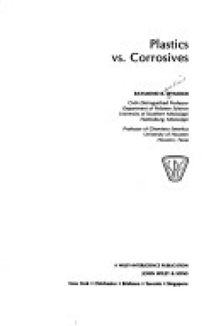 Cover of Plastics Versus Corrosives