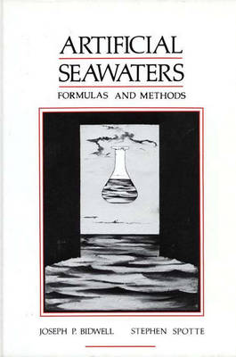 Book cover for Artificial Seawaters