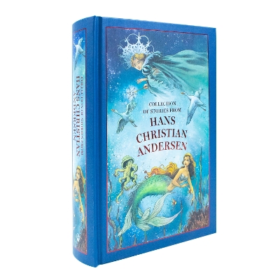 Book cover for The Complete Fairy Tales of Hans Christian Deluxe Leather Bound