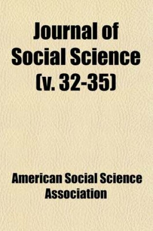 Cover of Journal of Social Science (Volume 32-35)