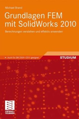 Cover of Grundlagen Fem Mit Solidworks 2010