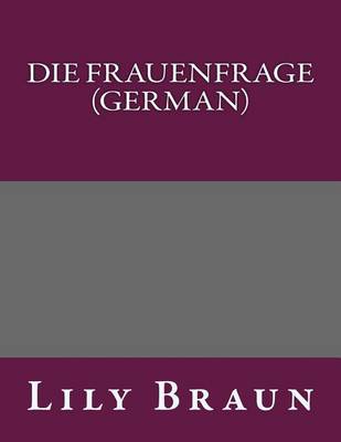 Book cover for Die Frauenfrage (German)