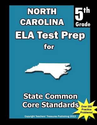 Book cover for North Carolina 5th Grade ELA Test Prep