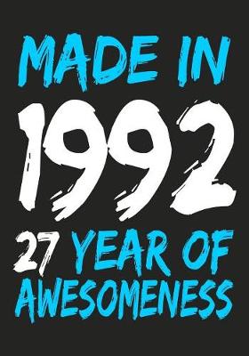 Book cover for Made In 1992 27 Years Of Awesomeness