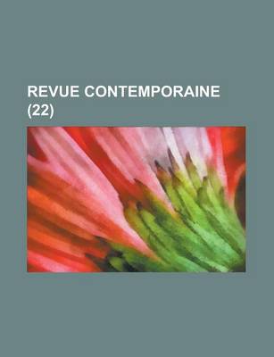 Book cover for Revue Contemporaine (22)