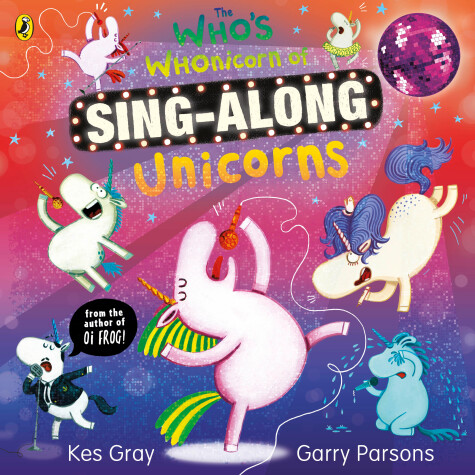 Book cover for The Who's Whonicorn of Sing-along Unicorns