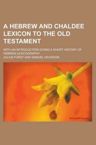 Cover of A Hebrew and Chaldee Lexicon to the Old Testament; With an Introduction Giving a Short History of Hebrew Lexicography