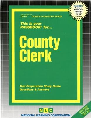 Book cover for County Clerk