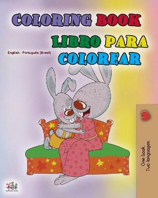 Book cover for Coloring book #1 (English Portuguese Bilingual edition - Brazil)