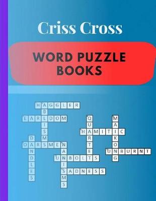 Book cover for Criss Cross Word Puzzle Books