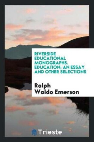 Cover of Riverside Educational Monographs. Education