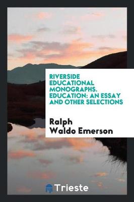 Book cover for Riverside Educational Monographs. Education