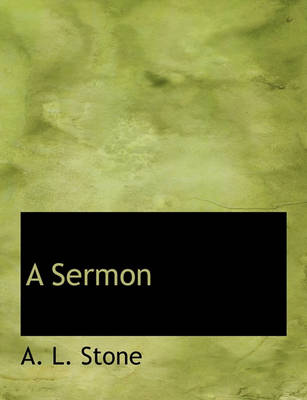 Book cover for A Sermon