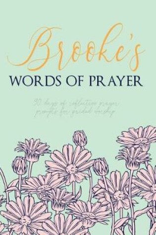 Cover of Brooke's Words of Prayer