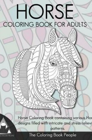 Cover of Horse Coloring Book for Adults