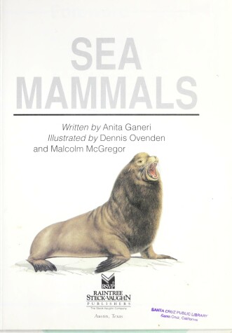 Book cover for Sea Mammals