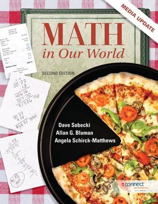 Book cover for Math in Our World, Media Update with Connect Access Card Hosted by Aleks Corp. Access Card