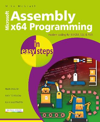 Cover of Assembly x64 Programming in easy steps