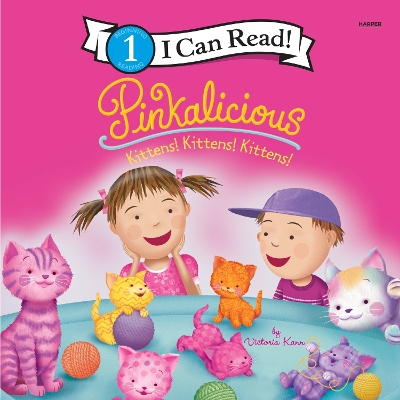 Book cover for Pinkalicious: Kittens! Kittens! Kittens!