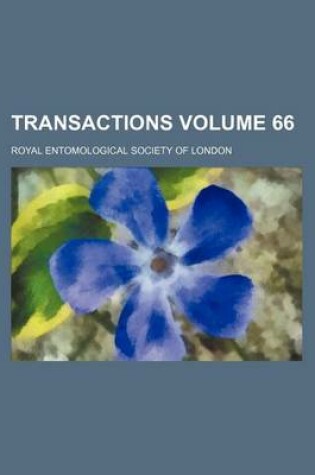 Cover of Transactions Volume 66