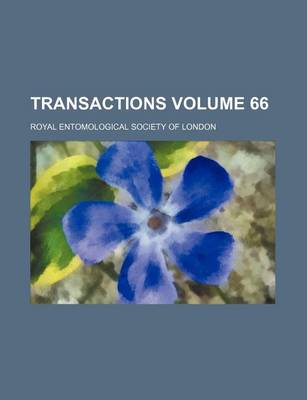 Book cover for Transactions Volume 66