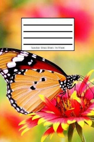 Cover of Butterfly & Flowers Composition Book