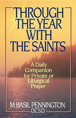 Book cover for Through the Year with the Saints