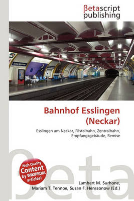 Book cover for Bahnhof Esslingen (Neckar)