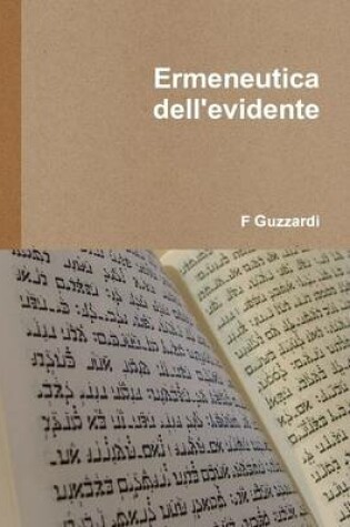 Cover of Ermeneutica Dell'evidente