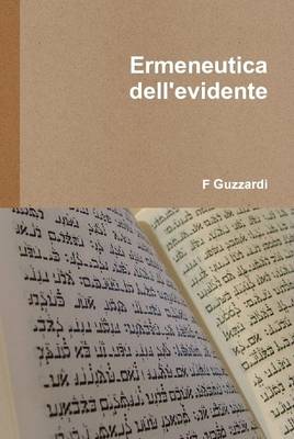 Book cover for Ermeneutica Dell'evidente