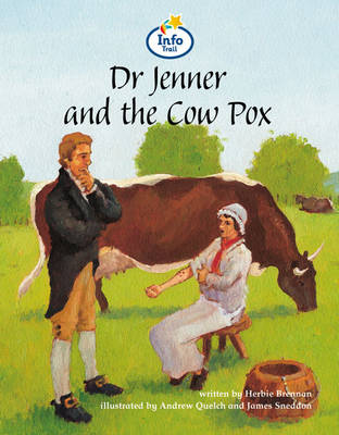 Book cover for Dr Jenner and the Cowpox Info Trail Competent Book 14