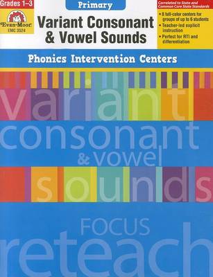 Book cover for Variant Consonant & Vowel Sounds: Primary