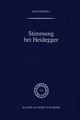 Cover of Stimmung Bei Heidegger