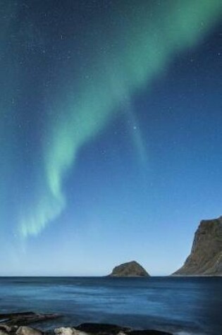 Cover of Gorgeous Green Aurora Borealis in Norway Winter Journal