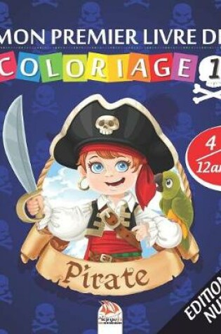Cover of Mon premier livre de coloriage - Pirate 1 - Edition nuit