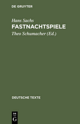 Book cover for Fastnachtspiele