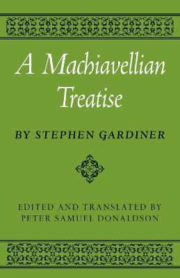 Cover of A Machiavellian Treatise