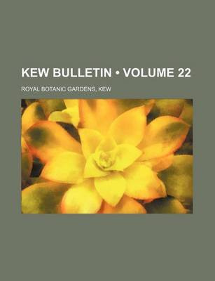 Book cover for Kew Bulletin (Volume 22)