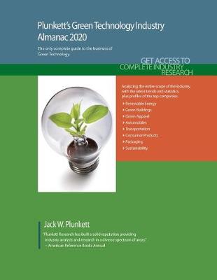 Book cover for Plunkett's Green Technology Industry Almanac 2020