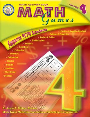 Book cover for Math Games, Grade 4