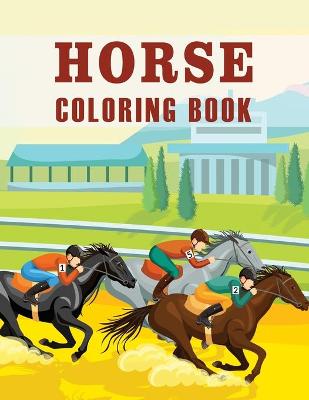 Book cover for Horse Coloring Book