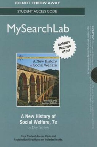 Cover of MyLab Search with Pearson eText -- Standalone Access Card -- for A NEW History of Social Welfare