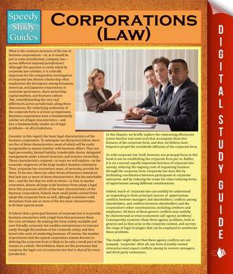 Book cover for Corporations (Law)