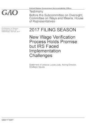 Book cover for 2017 Filing Season