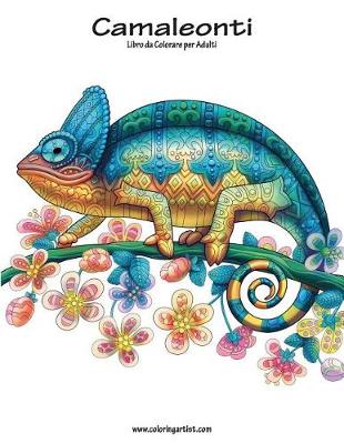 Cover of Camaleonti Libro da Colorare per Adulti 1