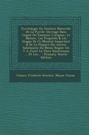 Cover of Pyritologie Ou Histoire Naturelle De La Pyrite