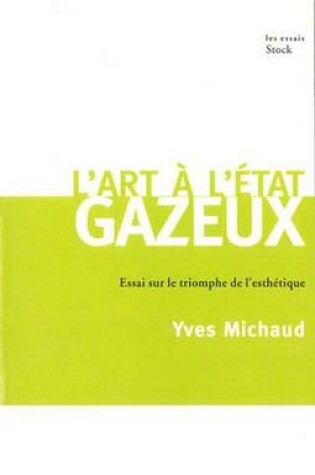 Cover of L'Art A L'Etat Gazeux